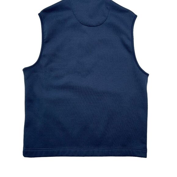 Van Heusen Jacket Men's Size Large Blue Traveler Honeycomb Athletic Fleece Vest - Picture 7 of 10